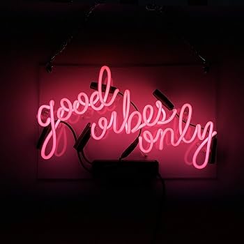 Amazon | [縁錦∞Enえんきki] good vibes only ネオンサイン